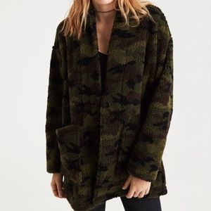 American Eagle Sherpa Camo Jacket